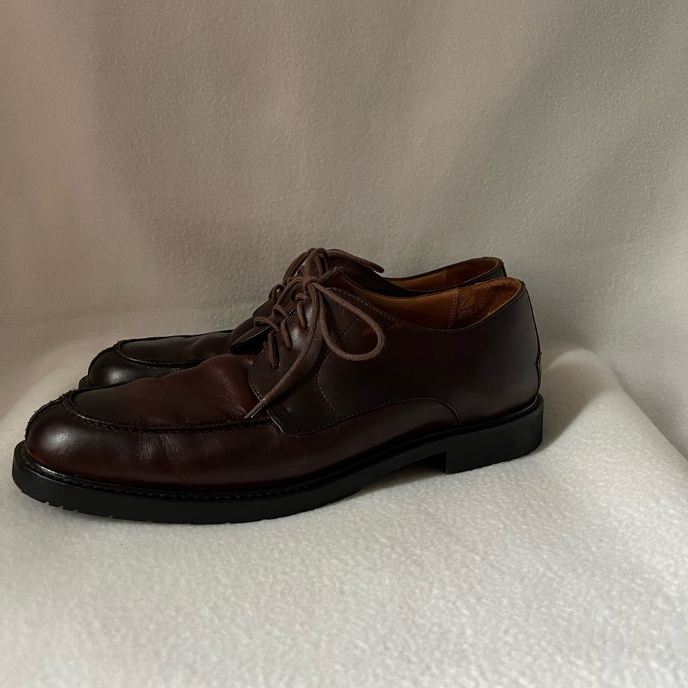 J Murphy by Johnston&Murphy Brown Leather Size 12M Lace Up Shoes - Picture 2 of 16